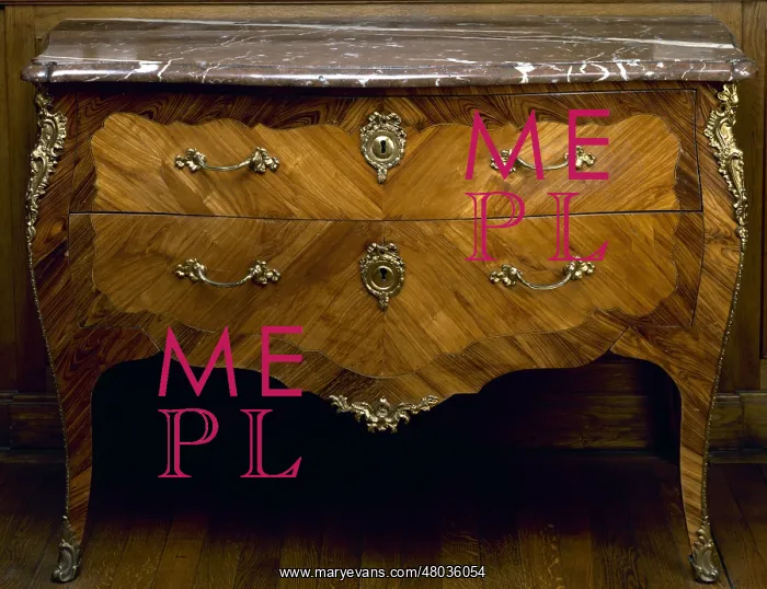 : Chest of drawers made of wood and bronze : Chest of drawers made of wood and bronze