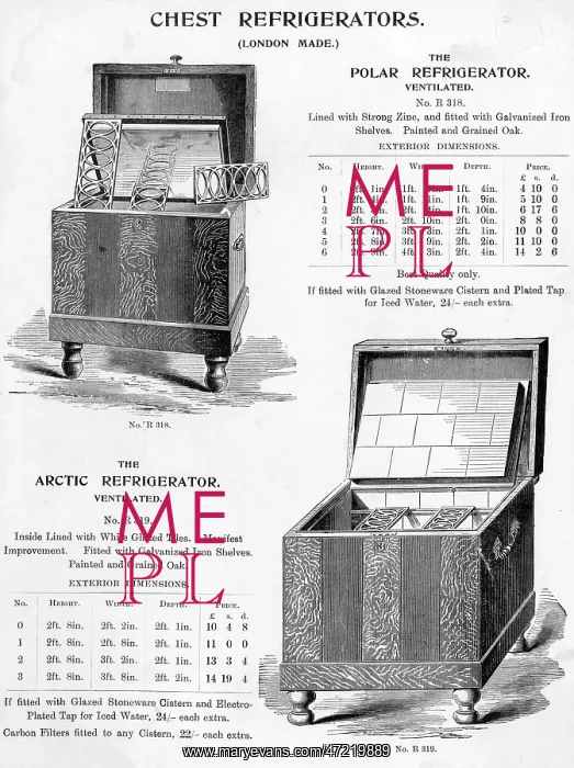  : CHEST REFRIGERATORS / 1900