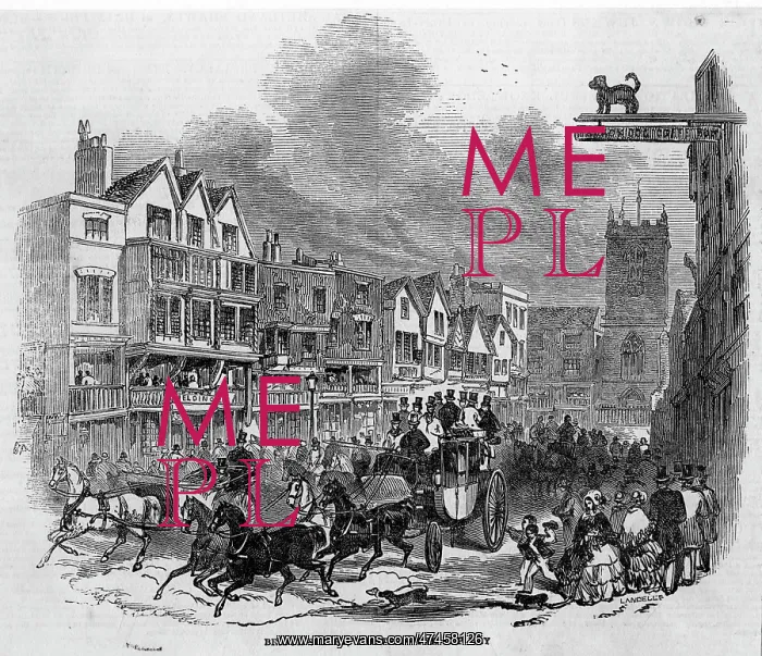: CHESTER. Bridge Street, Chester, Cheshire, on Cup Day - a sporting occasion : CHESTER. Bridge Street, Chester, Cheshire, on Cup Day - a sporting occasion