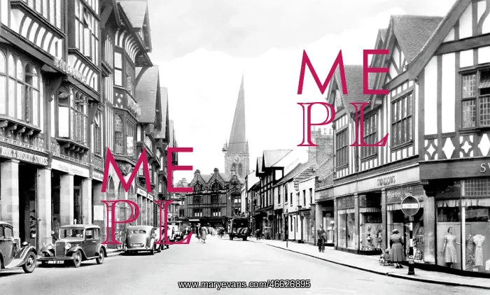  : Chesterfield, Knifesmithgate c1955