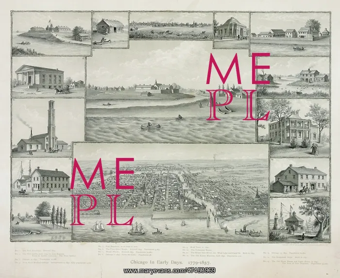 : Chicago in early days. 1779-1857 : Chicago in early days. 1779-1857