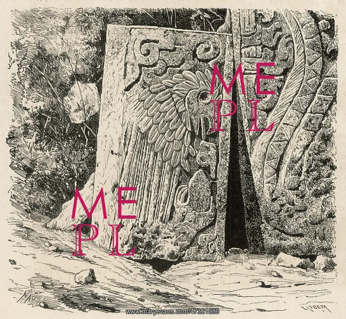 : CHICHEN ITZA / BIRD RELIEF : CHICHEN ITZA / BIRD RELIEF