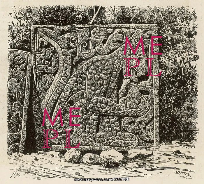 : CHICHEN ITZA / CAT RELIEF : CHICHEN ITZA / CAT RELIEF