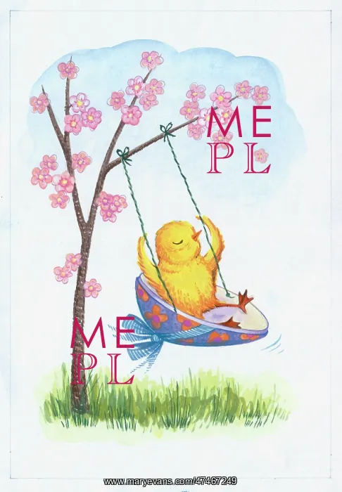 : Chick in Easter Egg Swing : Chick in Easter Egg Swing