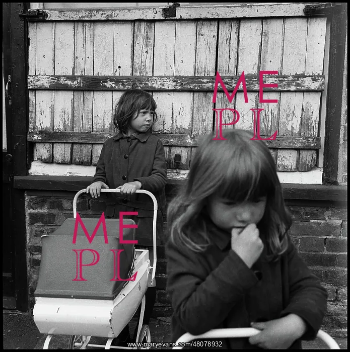  : Chidren in the street with toy prams