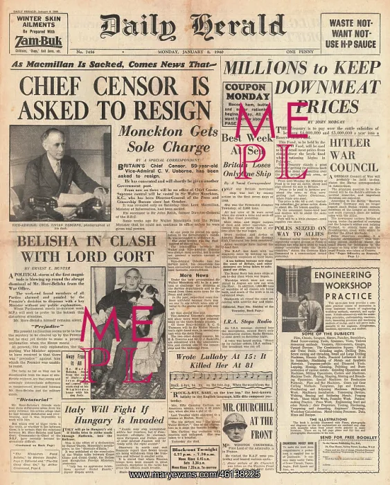 : Chief Censor Cecil Usborne asked to resign : Chief Censor Cecil Usborne asked to resign