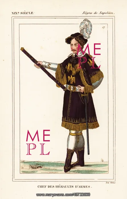: Chief Herald of Arms, Napoleonic era : Chief Herald of Arms, Napoleonic era