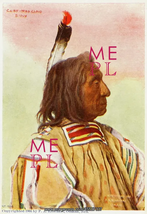 : Chief Red Cloud - Sioux Chieftain : Chief Red Cloud - Sioux Chieftain