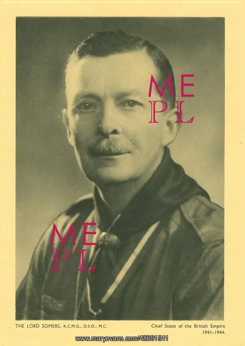  : Chief Scout Lord Somers