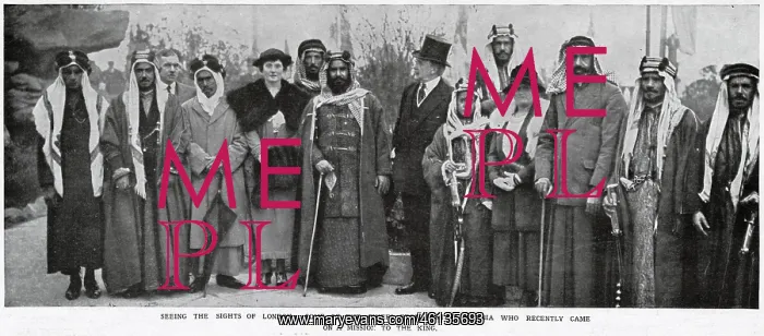 : Chiefs from Arabia and the Gulf visiting the King, 1919 : Chiefs from Arabia and the Gulf visiting the King, 1919