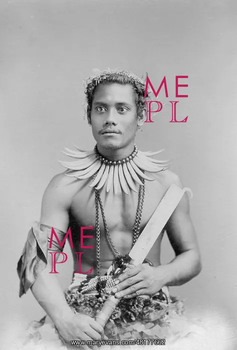 : Chieftain in the German colony of Samoa, 1903 : Chieftain in the German colony of Samoa, 1903