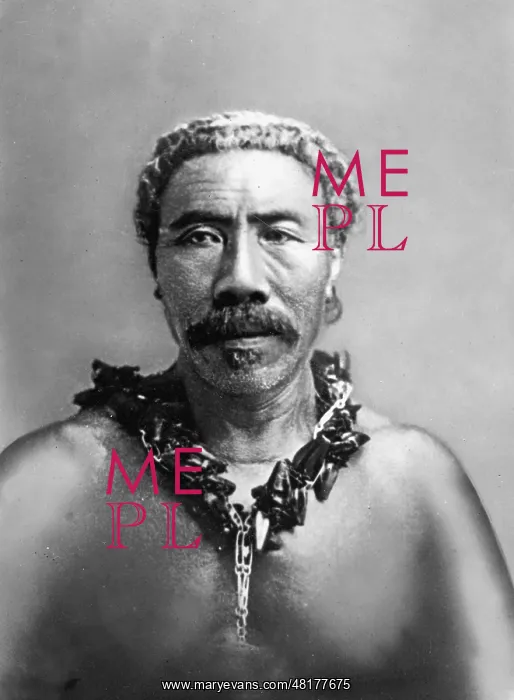 : Chieftain Tamasese from Samoa, approx. 1900 : Chieftain Tamasese from Samoa, approx. 1900