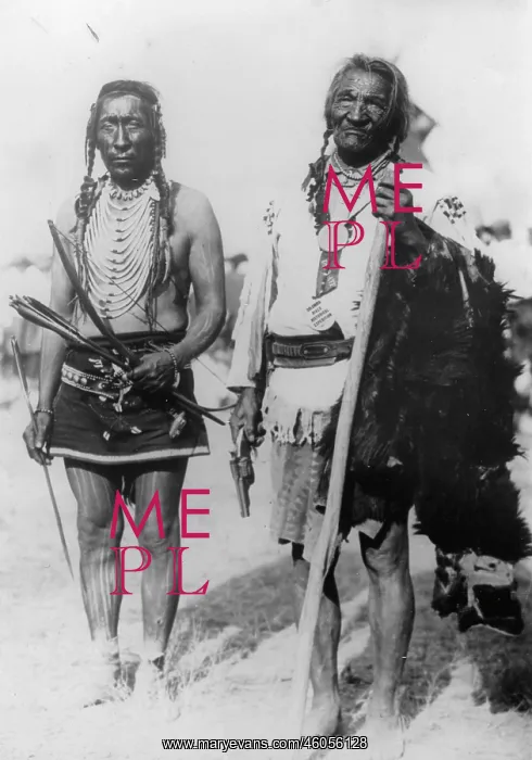 : Two chieftains at the Glacier National Park : Two chieftains at the Glacier National Park