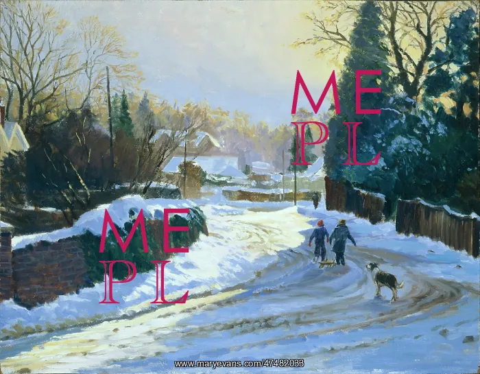 : Chilbolton in the Snow : Chilbolton in the Snow