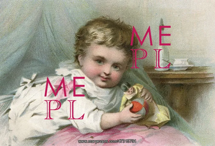  : CHILD IN BED 2 / 3 C1880