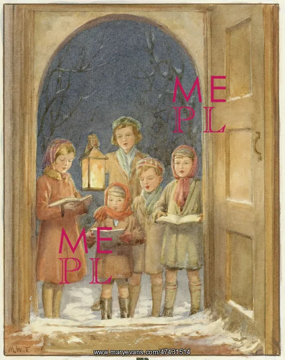 : Child carol singers : Child carol singers