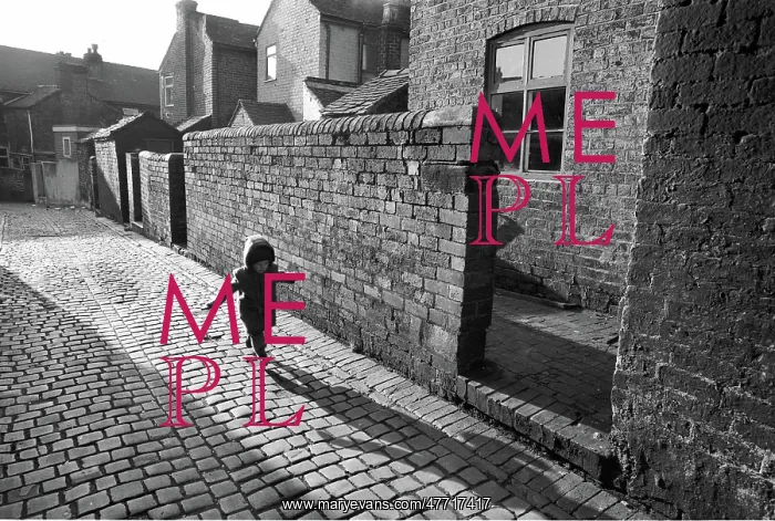 : Child cobbled street Stoke : Child cobbled street Stoke