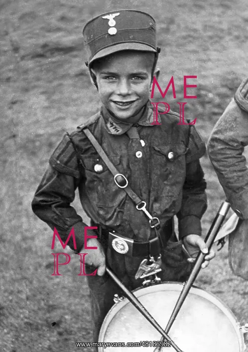 : Child as a drummer in SA uniform : Child as a drummer in SA uniform
