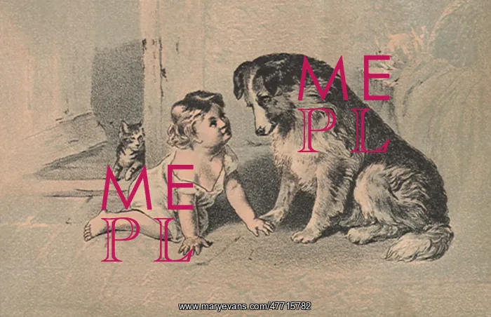  : Child on Floor with Dog