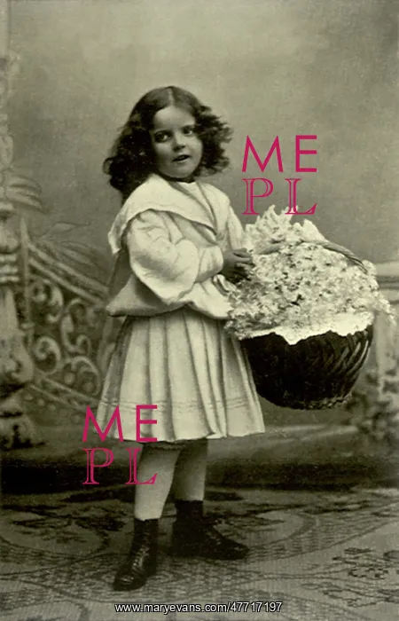 : Child with Flower Basket : Child with Flower Basket