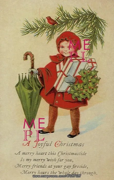  : Child with Gifts and Bird