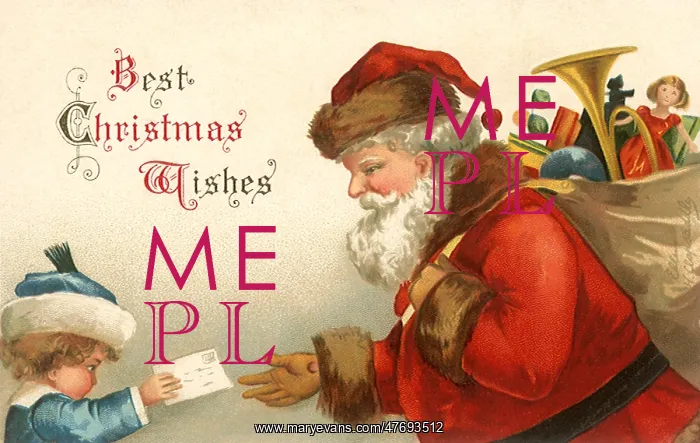 : Child Hands Letter to Saint Nicholas : Child Hands Letter to Saint Nicholas