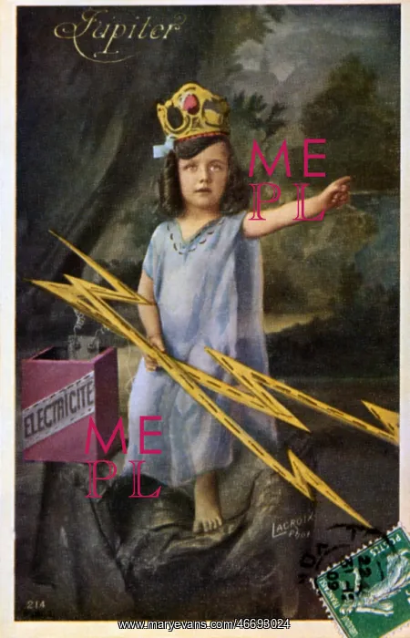 : Child as Jupiter the lightning thrower : Child as Jupiter the lightning thrower