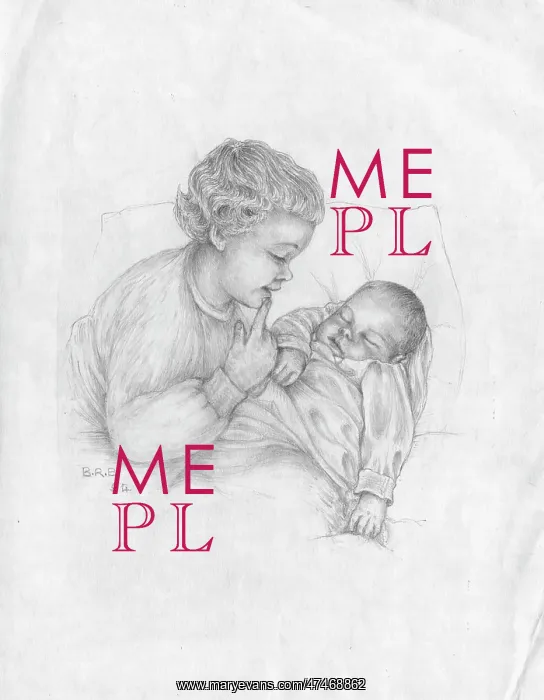  : Child looking at baby asleep