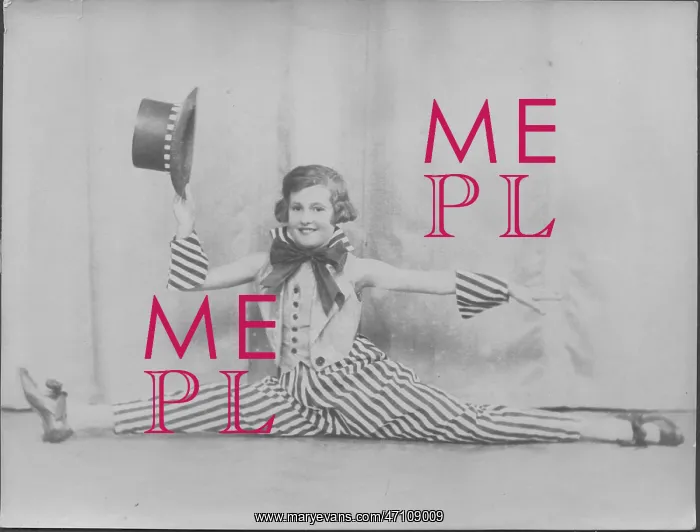 : Child performer, 1930s : Child performer, 1930s