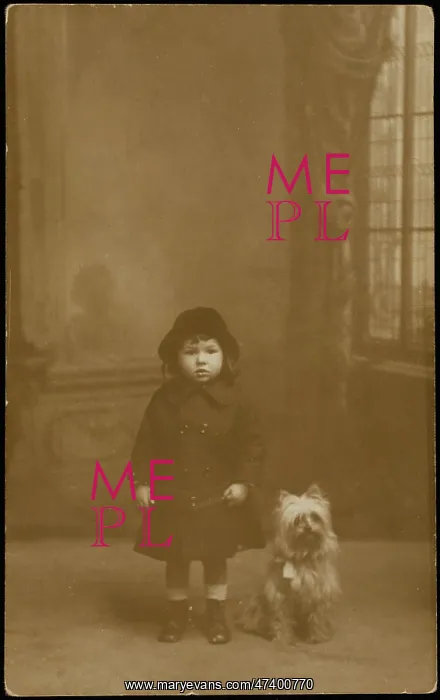 : CHILD WITH PET DOG : CHILD WITH PET DOG