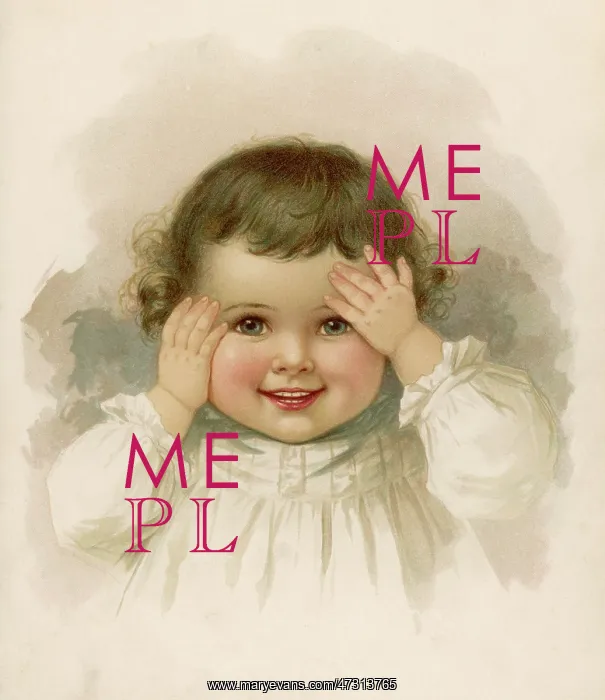  : CHILD PLAYS PEEP-BO 1890