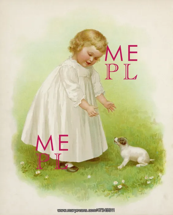 : CHILD AND PUPPY : CHILD AND PUPPY