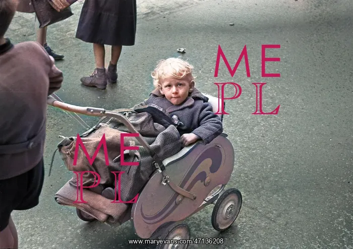  : Child in a pushchair