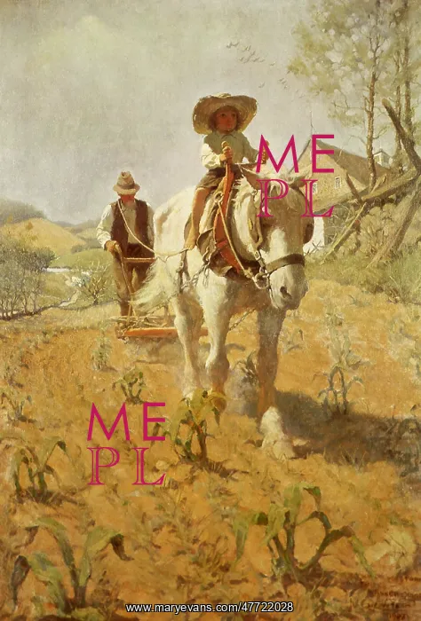  : Child Riding Plowhorse