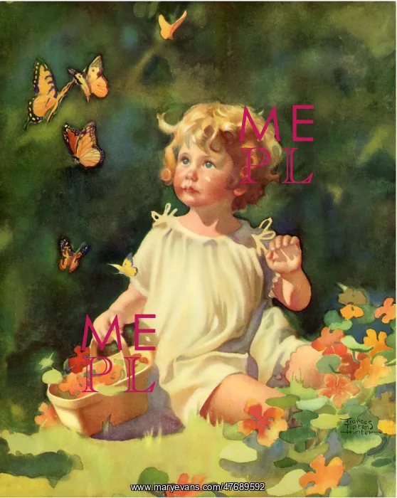 : Child Sees Butterflies : Child Sees Butterflies