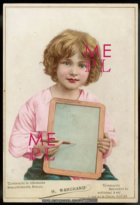  : CHILD WITH A SLATE