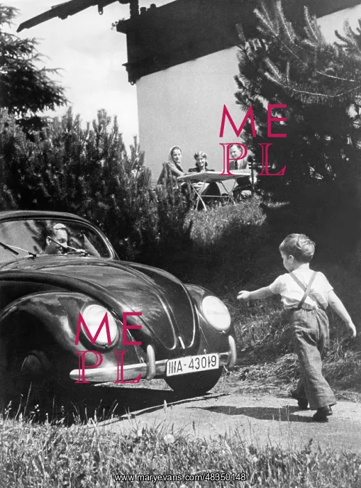 : Child with Volkswagen, 1939 : Child with Volkswagen, 1939