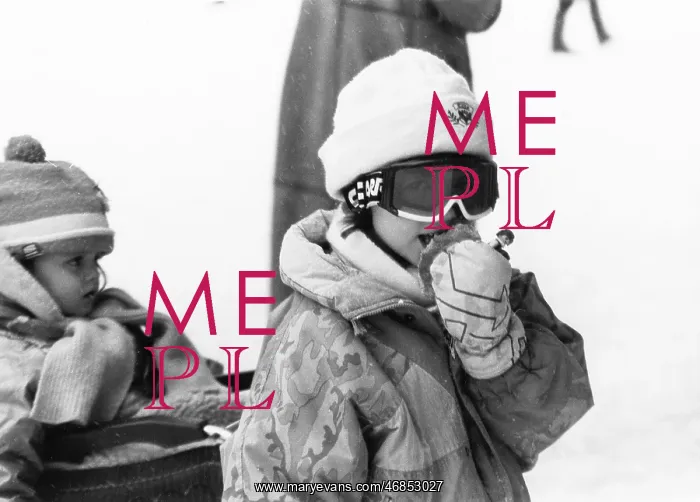: Child in winter clothes 1995 : Child in winter clothes 1995