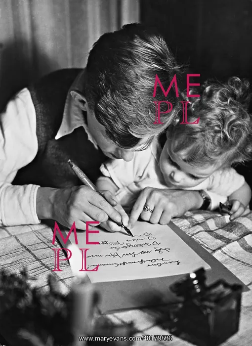 : Child writes a wish list, 1936 : Child writes a wish list, 1936