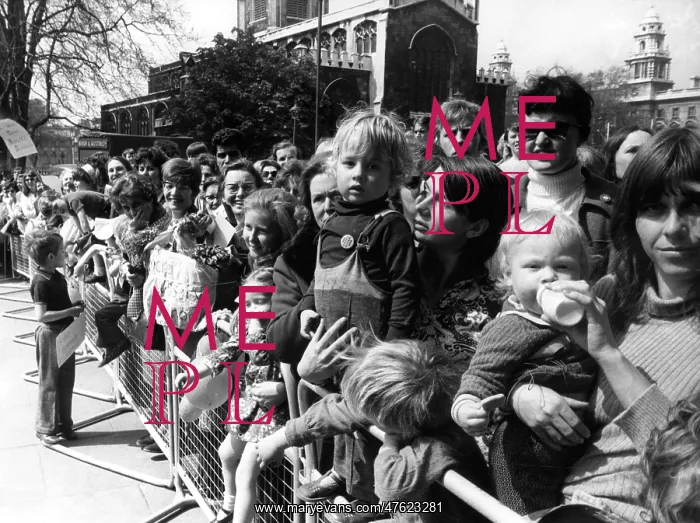 : Children and adults demonstrating against nursery cuts : Children and adults demonstrating against nursery cuts