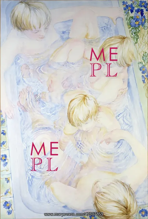 : Four children in the bath : Four children in the bath