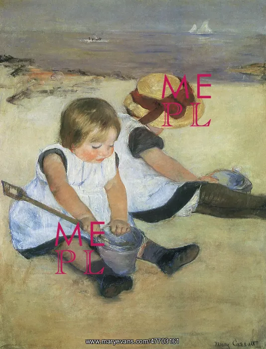  : Children on the Beach, by Cassatt