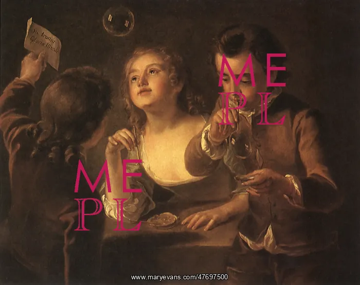  : Three Children Blowing Bubbles