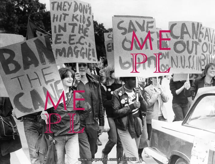 : Children campaigning to ban the cane : Children campaigning to ban the cane