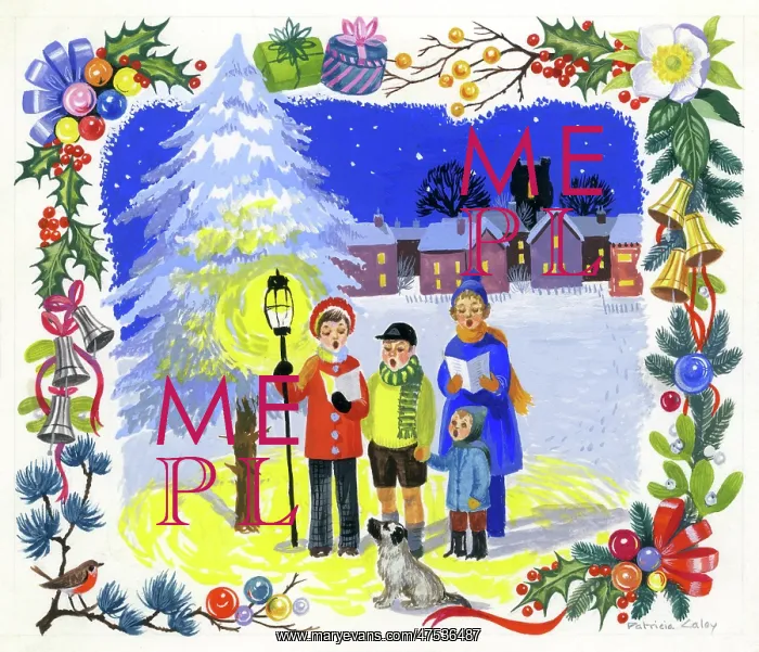 : Children carol singing : Children carol singing