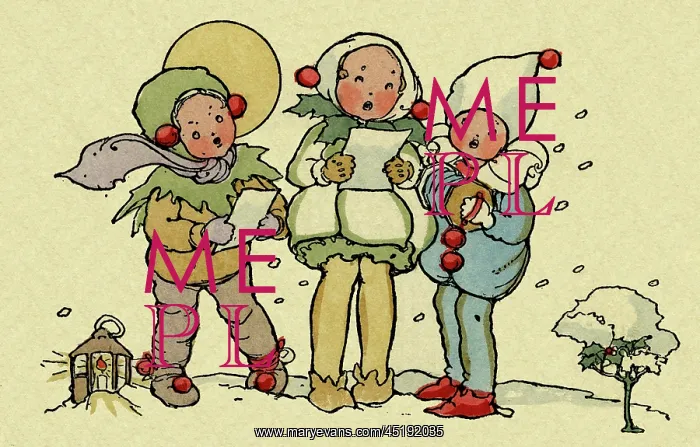 : Children carolling : Children carolling