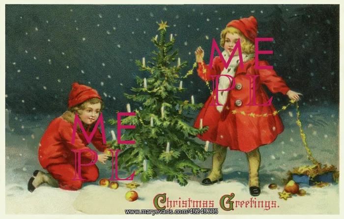 : Children celebrating Xmas : Children celebrating Xmas