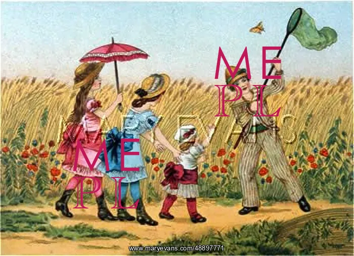 : CHILDREN / CORNFIELDS 1882 : CHILDREN / CORNFIELDS 1882