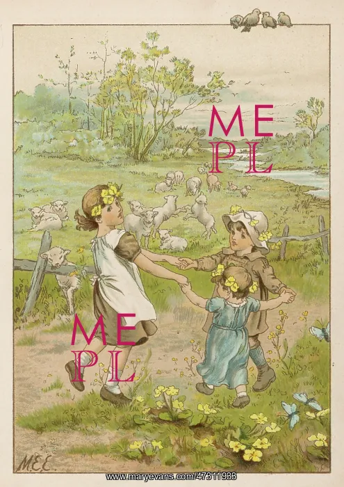 : CHILDREN DANCING C1880 : CHILDREN DANCING C1880