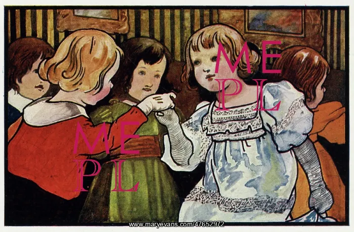 : Children dancing together by Charles Robinson : Children dancing together by Charles Robinson